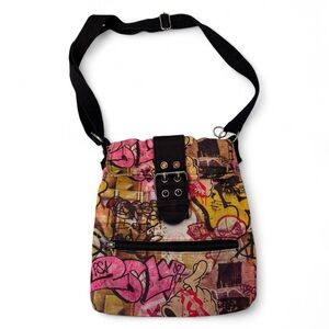 Parcel Graffiti Print Bag